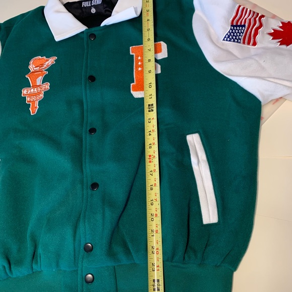 FULL SEND NELK BOYS GREEN JACKET - Picture 10 of 14